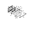 GE JGRS14BEW2BB oven door diagram