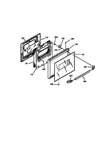 Oven door
