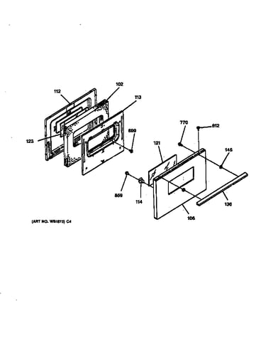 Oven door