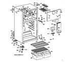 GE TBT14SAZCRAD cabinet diagram