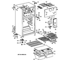 GE TBT18TAYERWH cabinet diagram