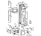 GE TFX30PBZAWW freezer door diagram