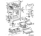 GE TBT18NIYDRAD cabinet parts diagram