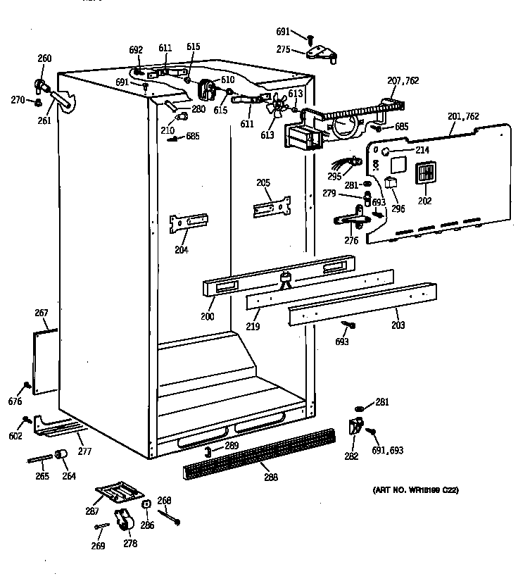 Cabinet parts