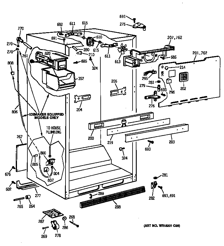 Cabinet parts