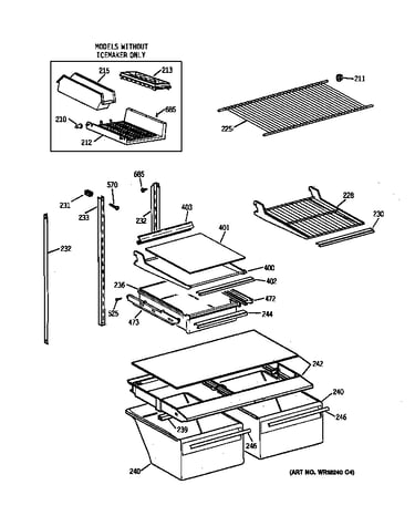 Shelf parts