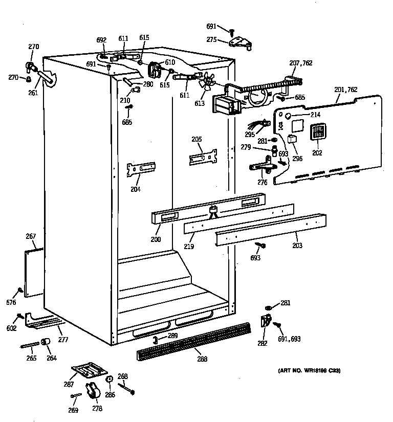 Cabinet parts
