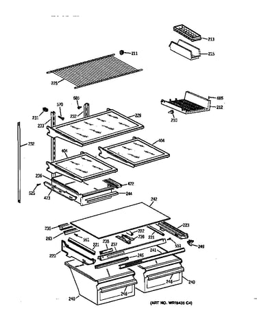 Shelf parts