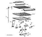 GE TBX18MAZCRAA compartment separator parts diagram