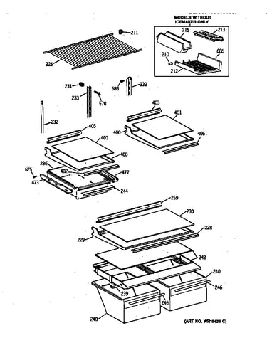 Shelf parts