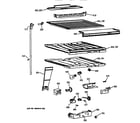 GE TBX18SIXNLWW compartment separator parts diagram