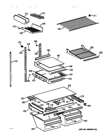 Shelf parts