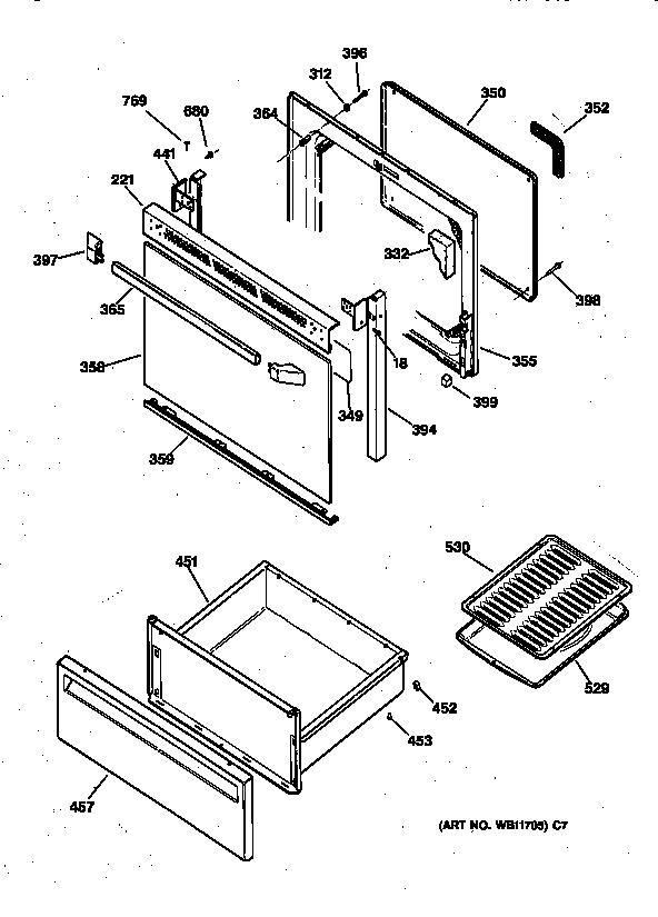 Door & drawer parts