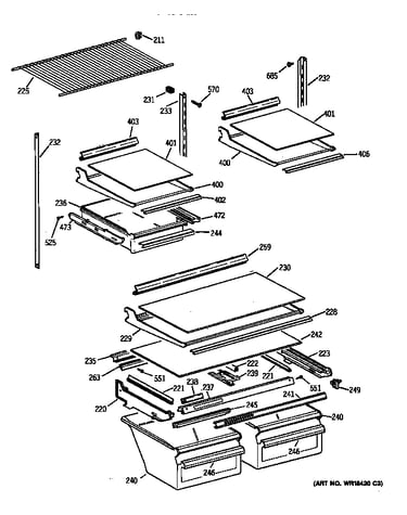 Shelf parts