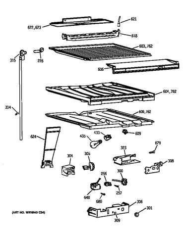Compartment separator parts
