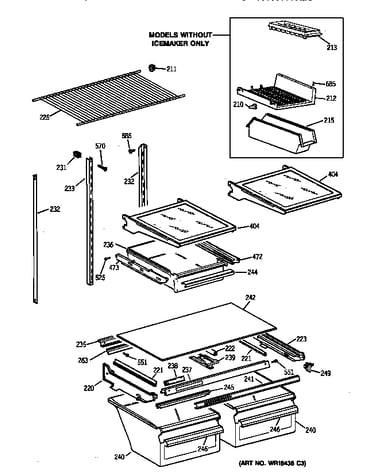 Shelf parts