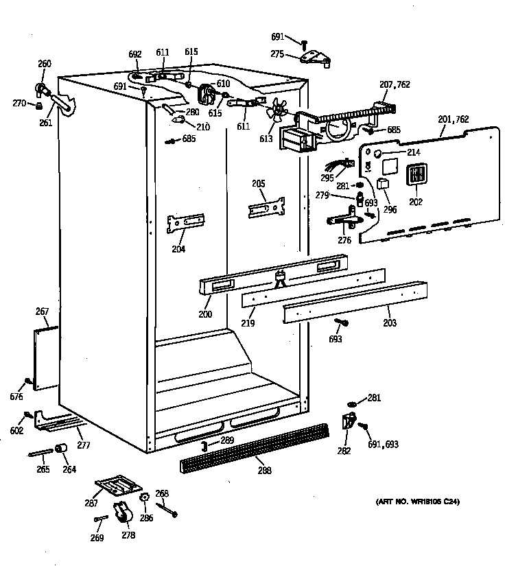 Cabinet parts