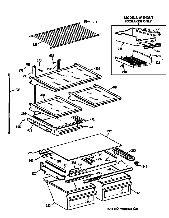 Shelf parts