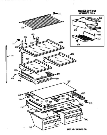 Shelf parts