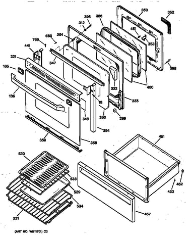 Door & drawer parts