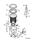 Tub, basket & agitator
