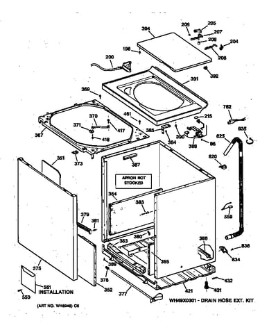 Cabinet, cover & front panel