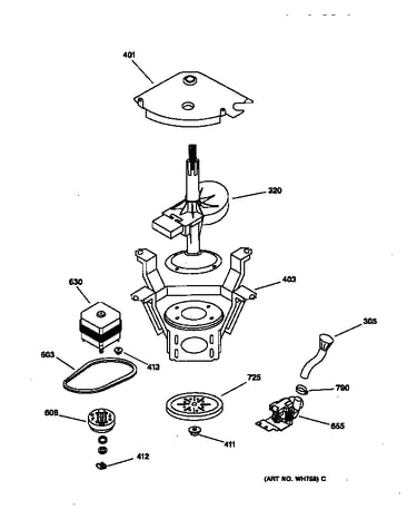 Motor-pump & drive parts
