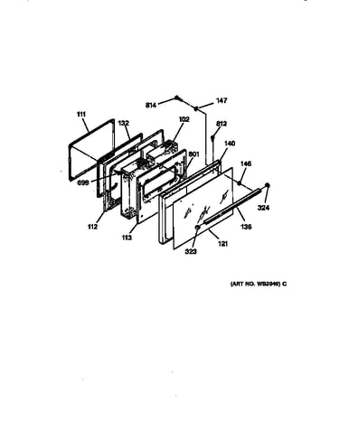 Oven door
