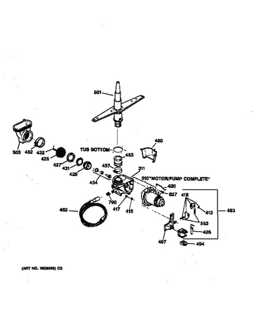 Motor-pump mechanism