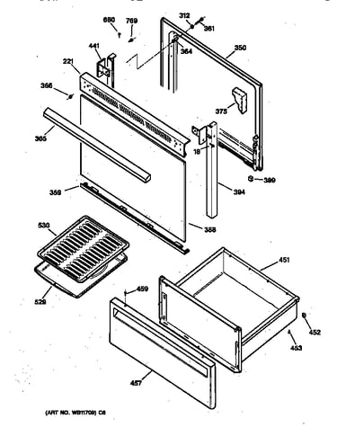 Door & drawer parts
