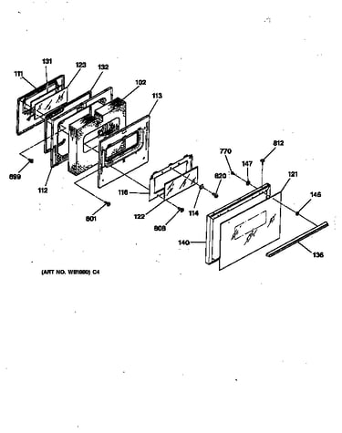 Oven door