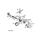 GE PSD3420Z00BB motor-pump mechanism diagram