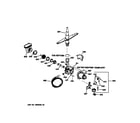 GE PSD1000Z00WH motor-pump mechanism diagram