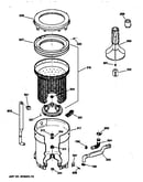 Tub, basket & agitator
