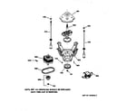 GE YJSR2070T6AA suspension, pump & drive components diagram