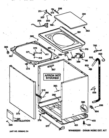 Cabinet, cover & front panel