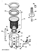 Tub, basket & agitator