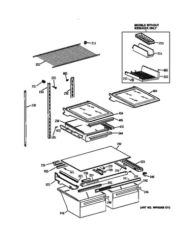 Shelf parts