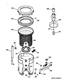 Tub, basket & agitator