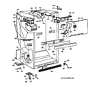 GE TBX18DAXQRAA cabinet parts diagram