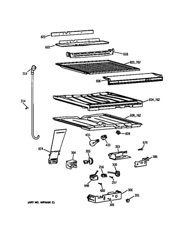 Compartment separator parts