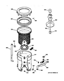 Tub, basket & agitator