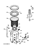 Tub, basket & agitator