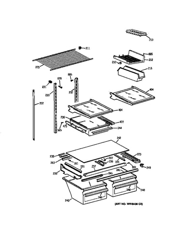 Shelf parts