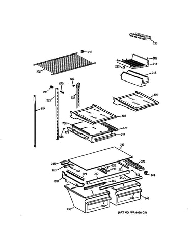 Shelf parts