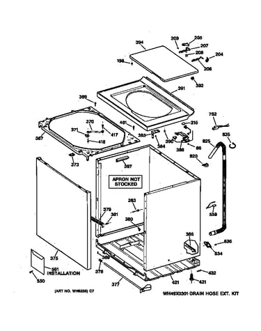Cabinet, cover & front panel
