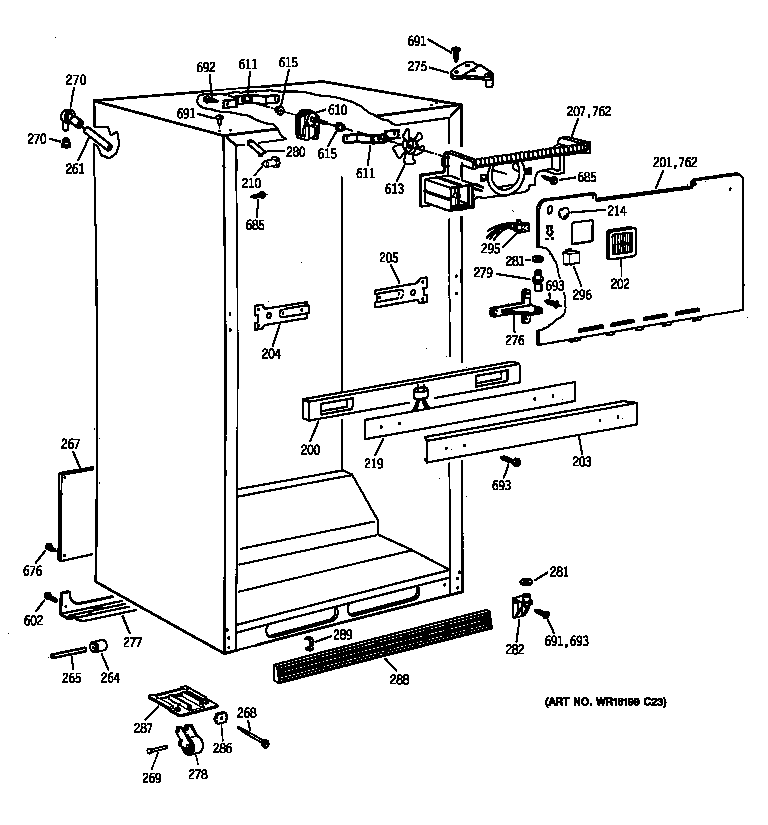 Cabinet parts