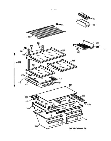 Shelf parts