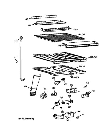 Compartment separator parts
