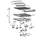 GE TBX18NAZLRAA compartment separator parts diagram